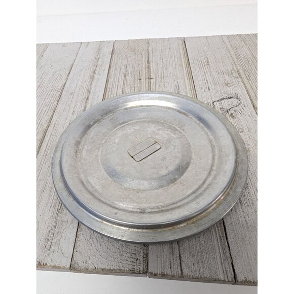 Vintage Mirro Aluminum Safety Ring Pot Cover Round Metal Lid 6-1/4" - Picture 3 of 4